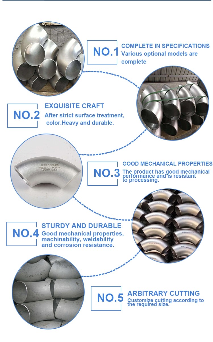 Lr 45 Degree Pipe Elbow 4" Fitting For Aviation Aerospace Industry