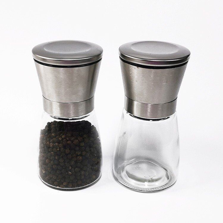 Manual Black 140mm 150ml 224.5g Pepper Mill Grinder