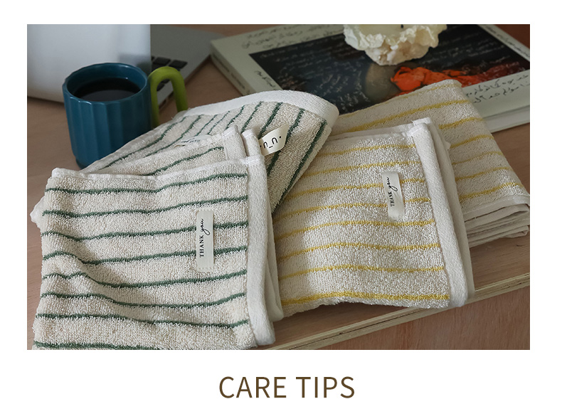 Add a Touch of Style to Your Bath with Multicolor Pinstripe Pattern Cotton Towel Set