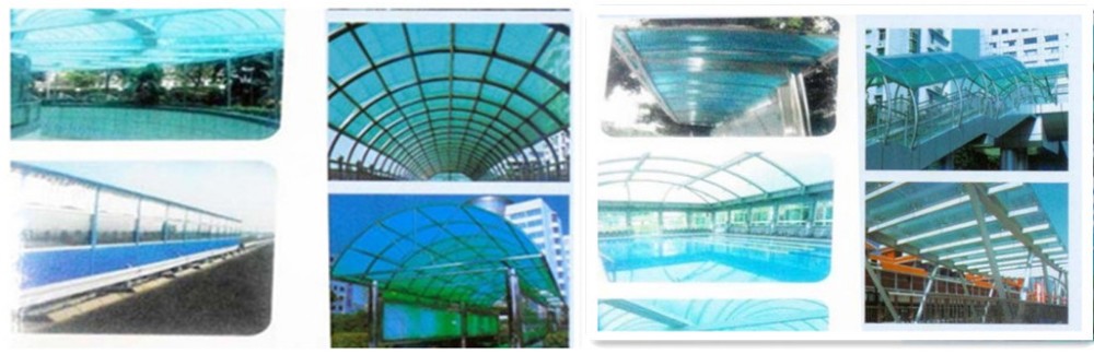 Fire Retardation PC Honeycomb Hollow Sheet With Colored Polycarbonate Panel