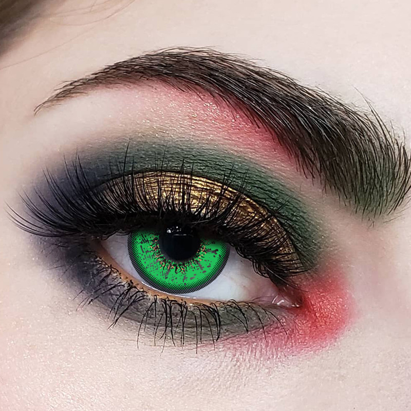 ISO13485 Safe Colored Cosplay Contact Lens 14.5mm For Halloween