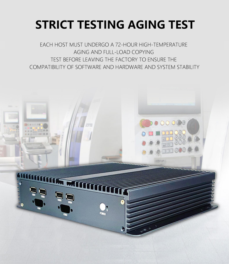 Full Alu Fanless small Pc Core I3 I5 I7 2 Lan Vga Hd Embedded Mini Computer
