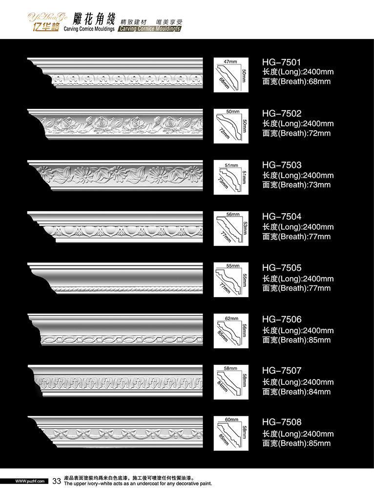 Polyurethane Flexible Trim PU Flexible Base Cap Molding