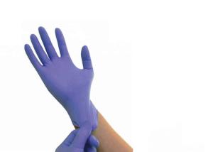 Buy cheap Natural Latex Material Disposable Medical Gloves For Hospital / Laboratory product