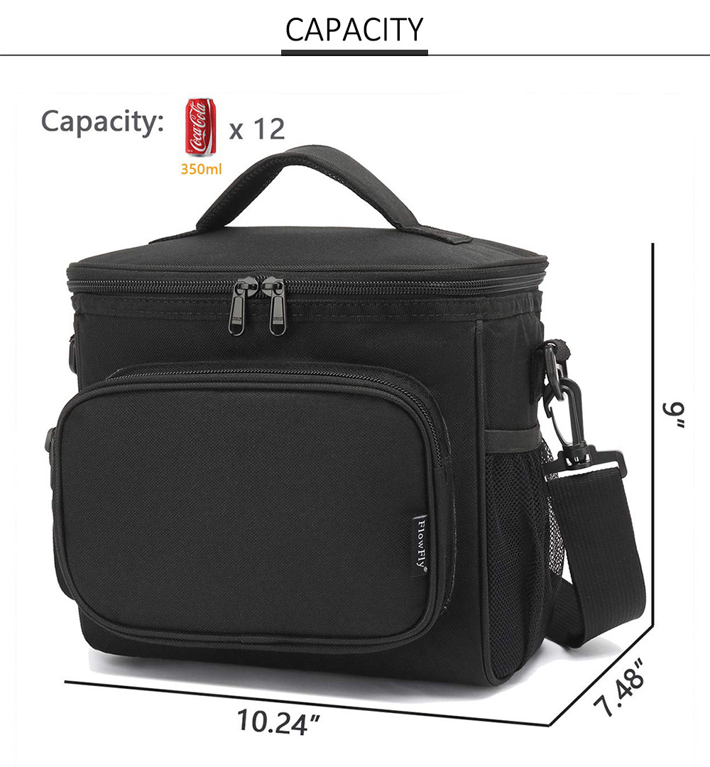 Office Work School Picnic Beach Leakproof Cooler Tote Bag with Shoulder