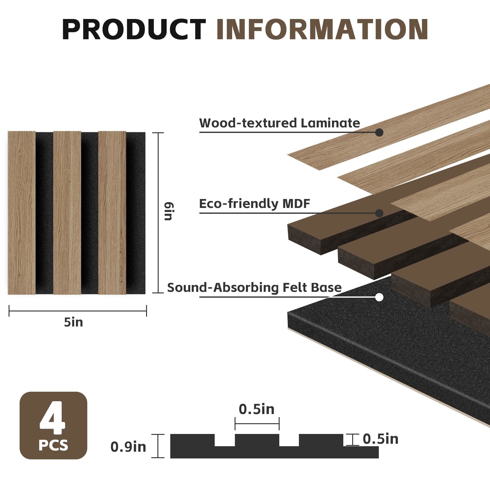 Soundproofing Oak Akustik Panels Wall Decor Interior With Sound Absorption Coefficient 0.86-0.95