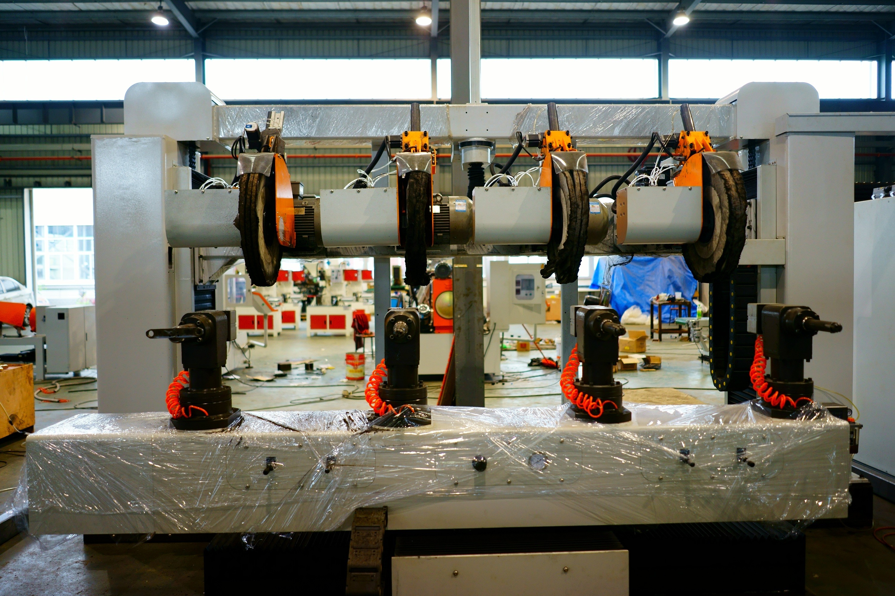 17KW Metal Polishing Machine PLC Control Drum Polish Machine For Aluminum