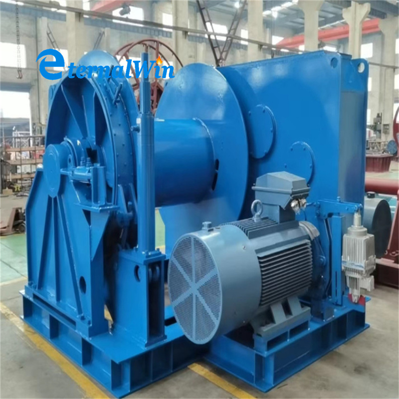 8mm To 60mm Wire Rope Diameter Electric Marine Winch High Speed Operation