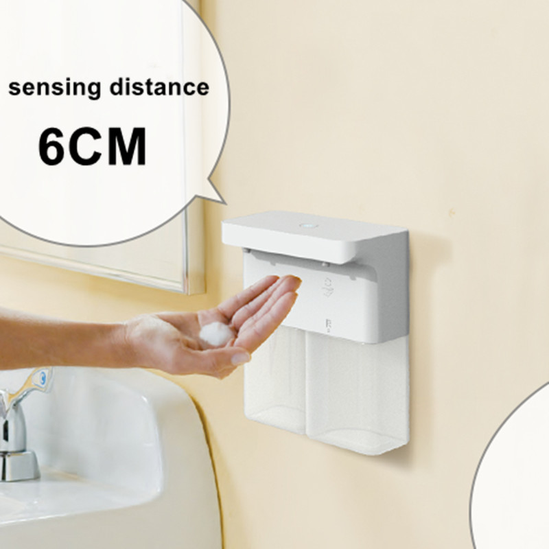 600ml Auto Foam Soap Dispenser Machine With Free Wall Hook ROHS