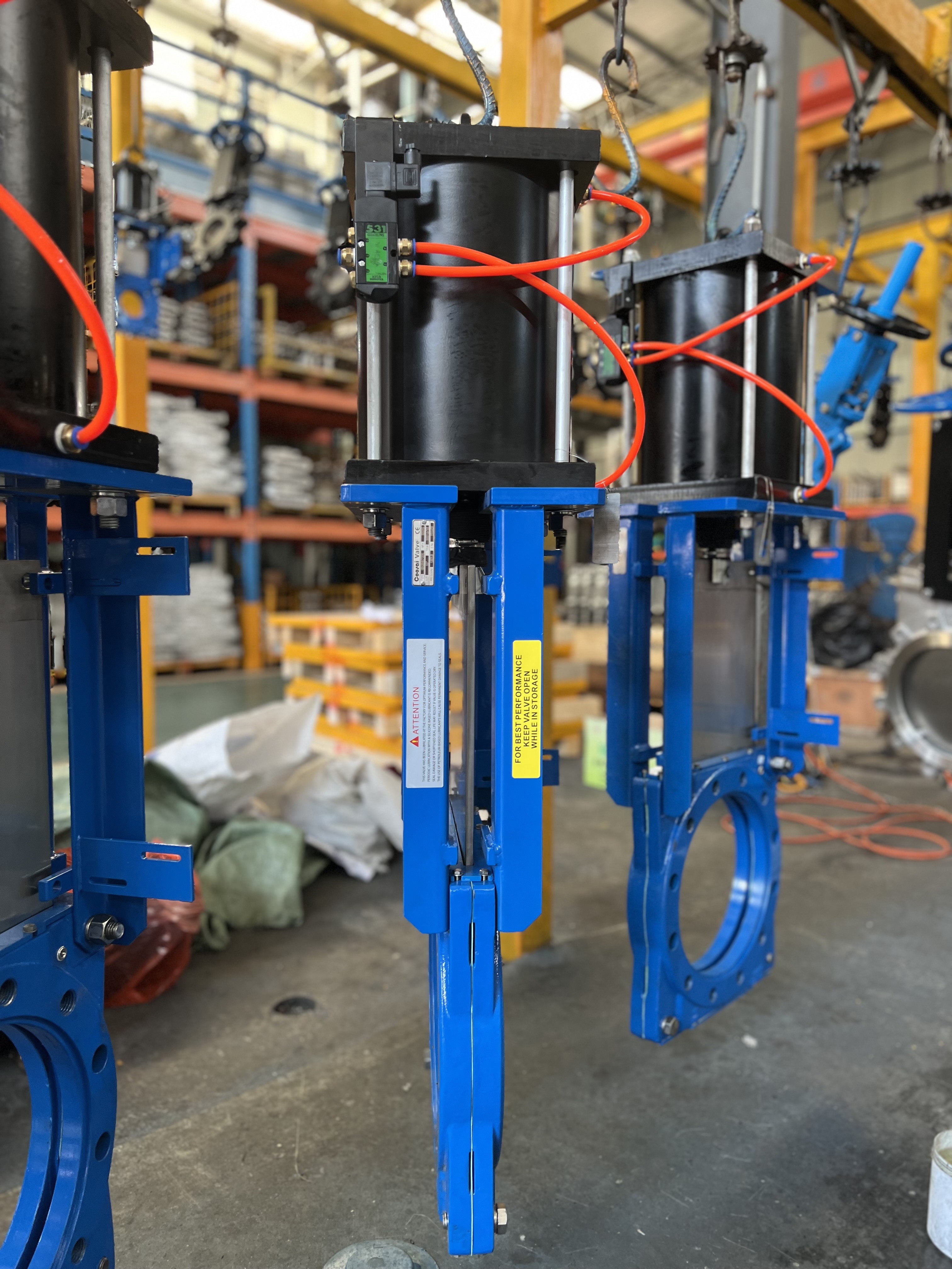 2 - 48 Inches Knife Gate Valve With DIN Design Standard Pressure Range 0 - 10MPa