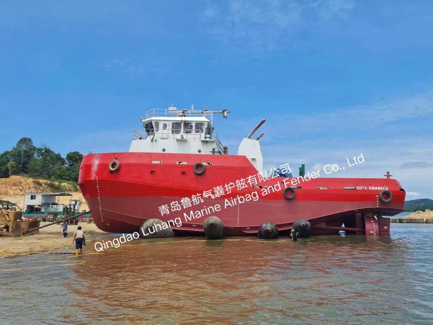 Customizable Marine Rubber Airbags For Ship Launching And Lifting