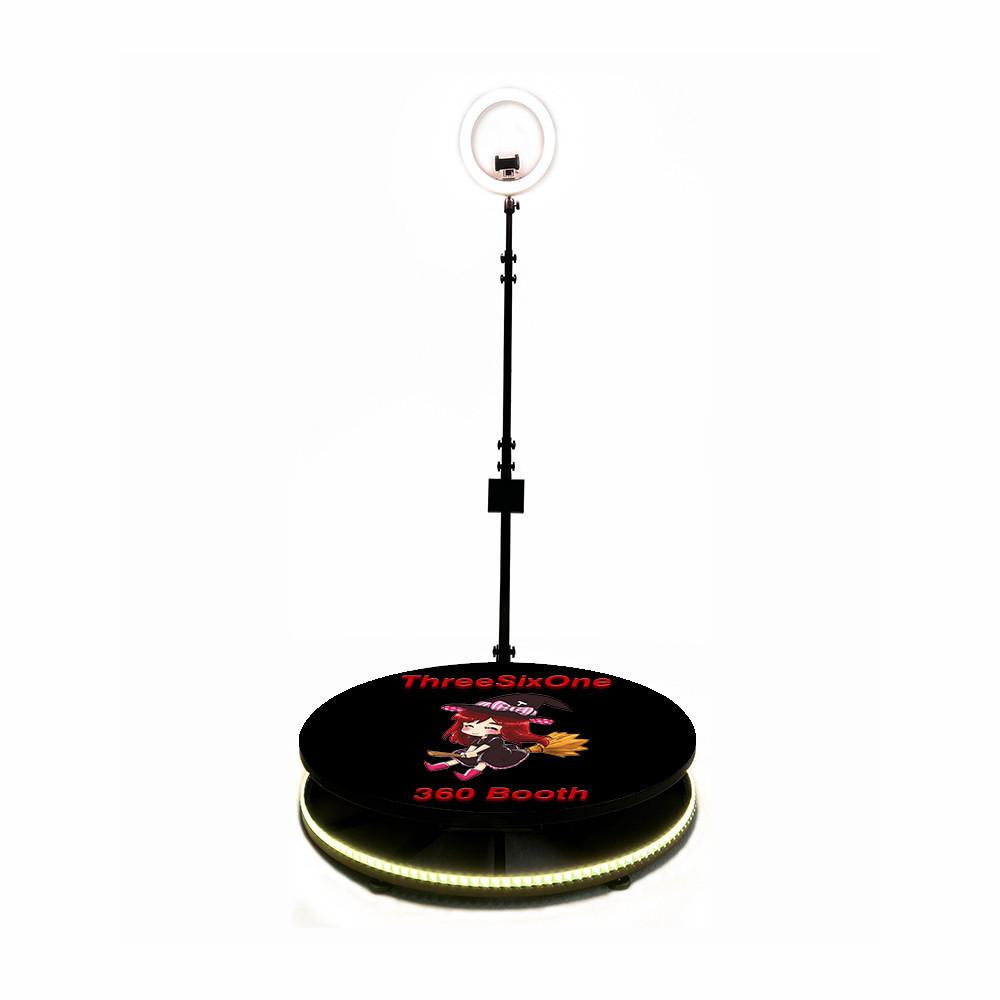 Slow Motion 360 Degree Selfie Booth Custom Logo Rotating Camera Photo Booth