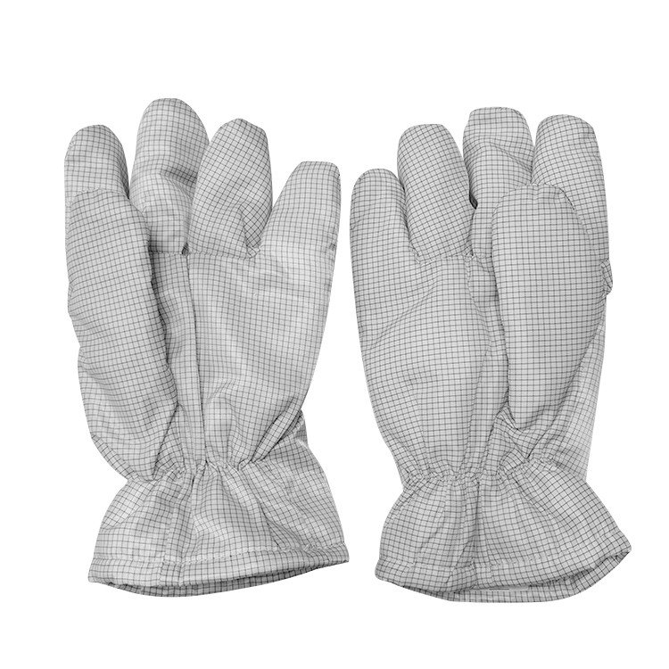OEM Carbon Fiber 5mm Grid Anti Static Gloves Heat Resistant