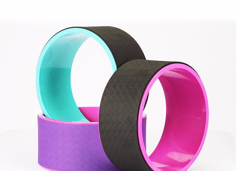 TPE ABS 33CM Yoga Exercise Wheel For Lower Back Pain Fitness Home Gym