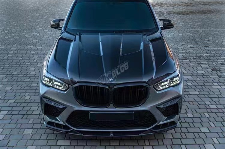 Auto Parts for BMW X5M F95 Carbon Fiber Body Kit X5M F95 Upgraded LD-style Front Shovel Diffuser Spoiler Body Kit