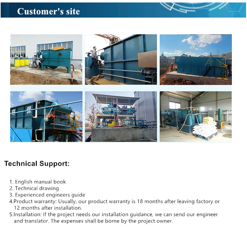 Video Technical Support Plate Clarifier for Environmental Sewage Treatment Equipment