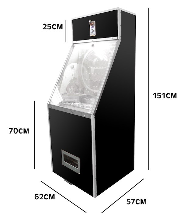 Tilt Alarm siren Bonus Hole Quarter Machine With Skill Stop Button