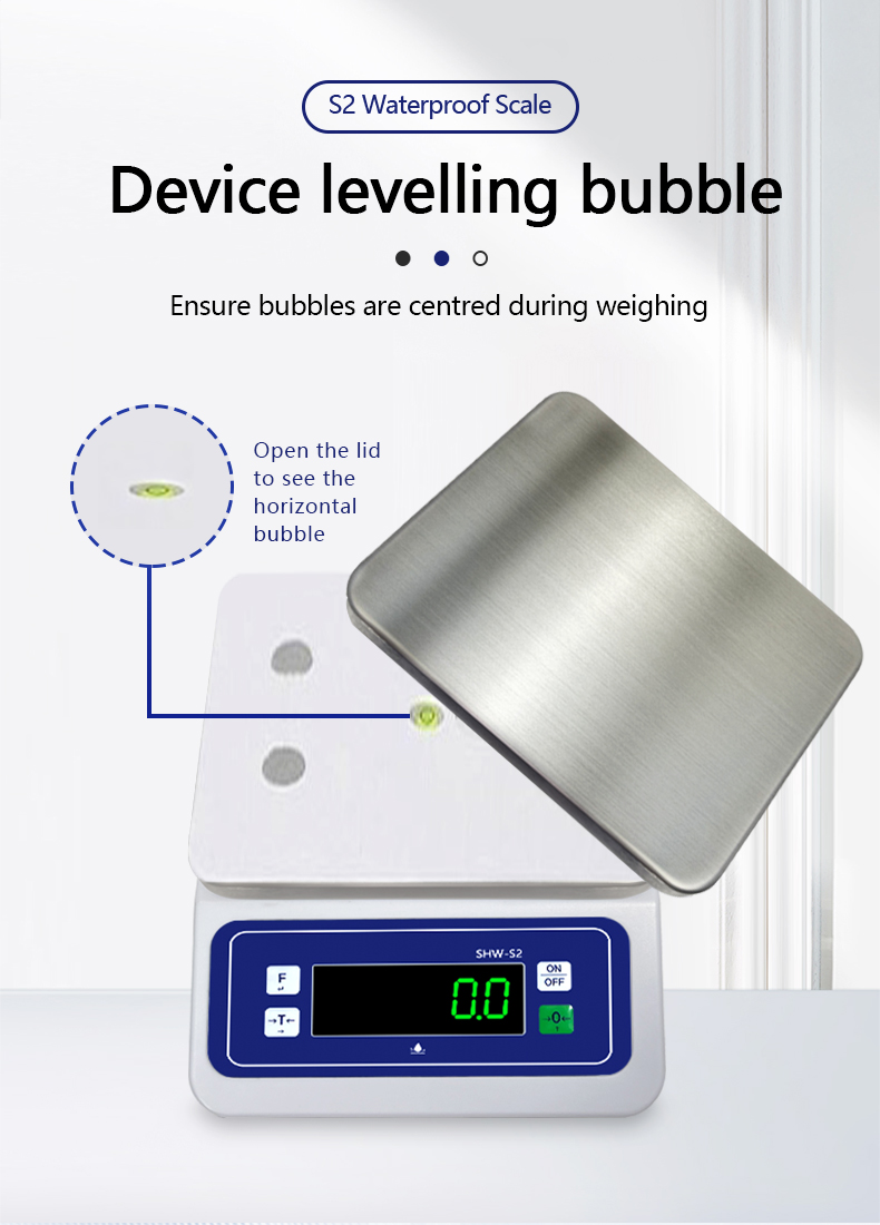 LED Display 304 Stainless Steel Waterproof Balance Scale 170mmX140mm for SOHE S2 2024