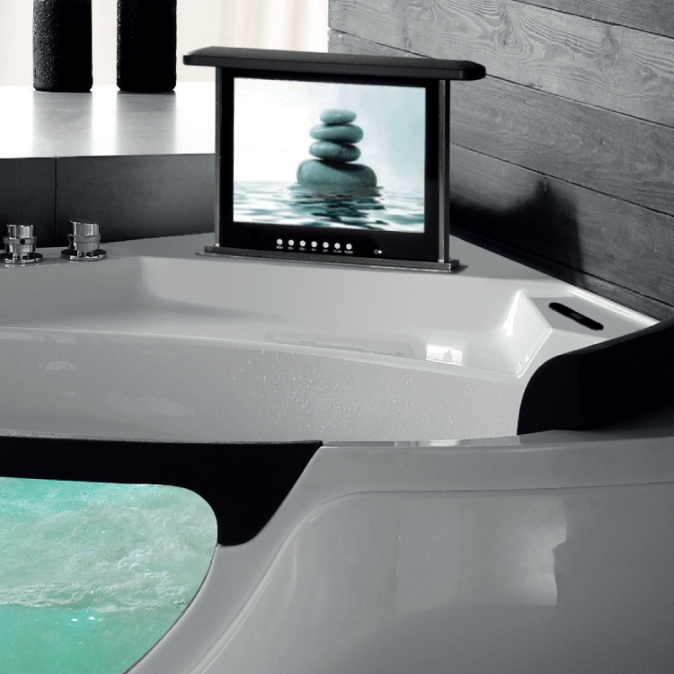 Bubble Bath Tub Body Spa Massage Bathtub With Shower 1630x830mm
