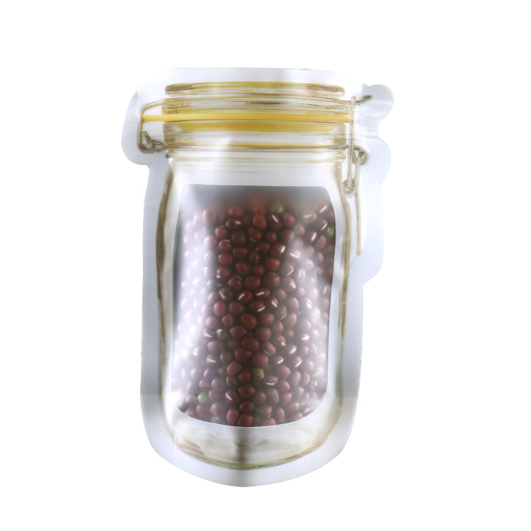 Custom Pre Printed Reusable Shaped Packaging Pouches In Various Colors And Designs for Food