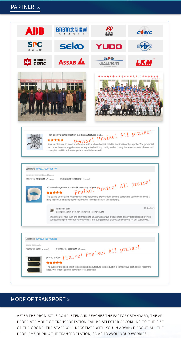 Customized Production Of Rubber Aluminum Die-casting Blow Molding Injection Molding With Mould Life 300000-1000000 Shots