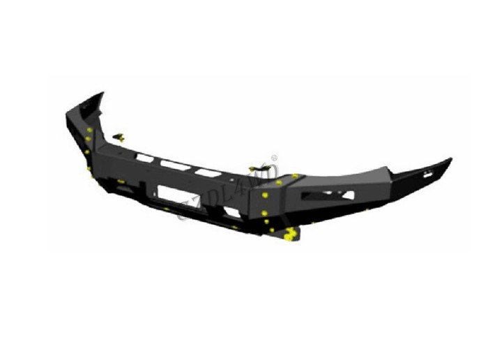Easy Installation Ford Ranger T6 Front Bumper 4x4 Bull Bar Steel Material