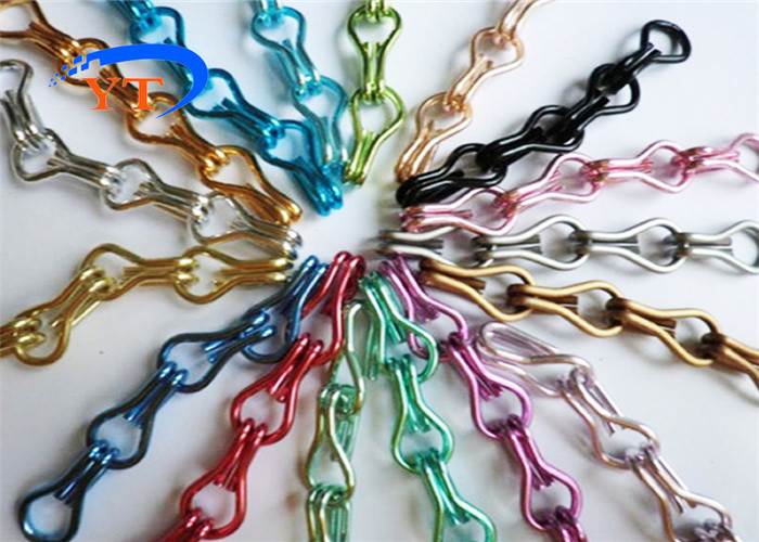 1.6mm Stainless Steel Mesh Chain Link Curtain Flexible For Partition Wall 90*210cm