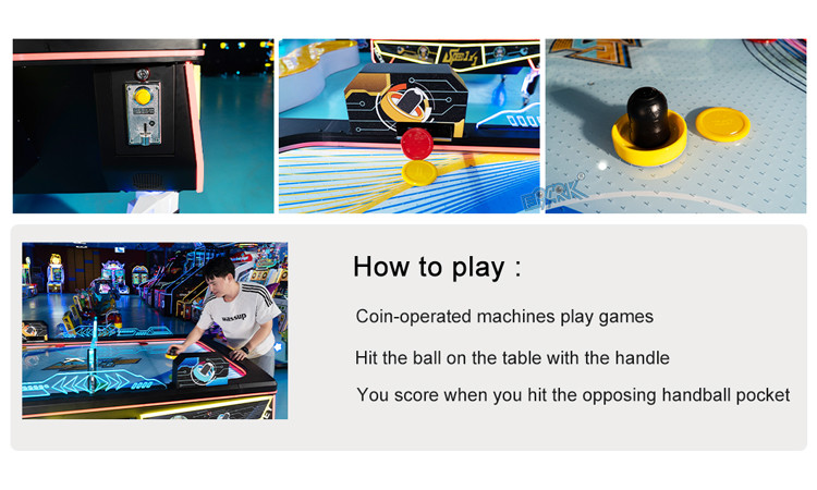 2 Players Air Hockey Game Machines For KTV , Kids Air Hockey Table