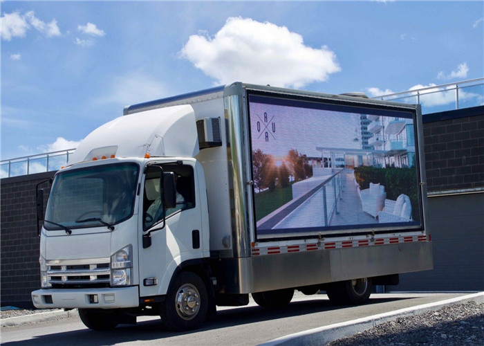 P16mm Mobile Truck LED Display For For Outdoor Events Static Constant Current Driving