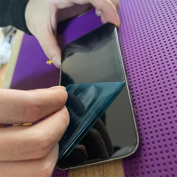 Screen Protector Laser Cutting Machine supporting any model and shape with easy modification and addition of template data