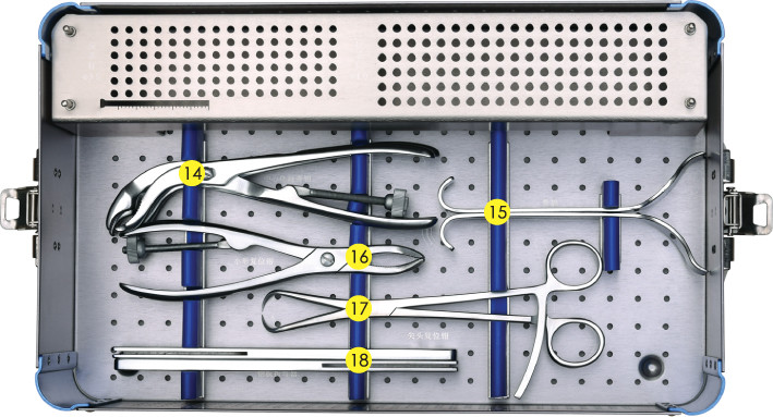Orthopedic Surgical Upper Limb Fracture Instrument Set Operation