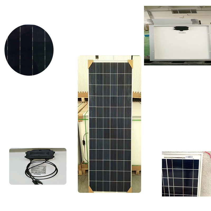 Black Poly Transparent Solar Power Cells for Solar Power system