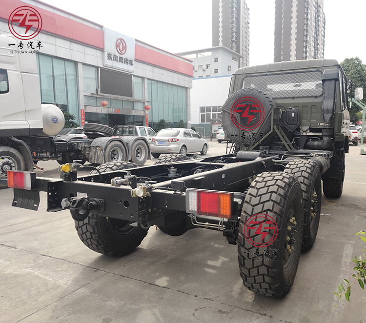 6x4/6x6 Dongfeng Cargo Truck Chassis with Reverse Shift Number 2 and 190hp Engine Power