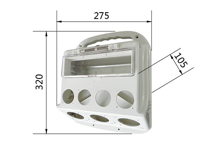 Combination Industrial Switch Socket Box Indoor Outdoor Portable Mobile Power Maintenance