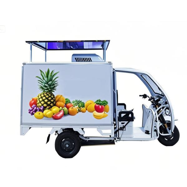 Quality 60V18A Commercial Refrigerated Tricycle E Trikes TECUMSEH Compressor for sale