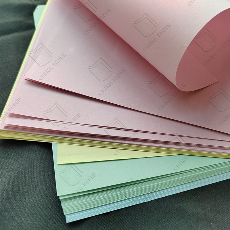 Printing Paper Rewritable NCR Bank Statement Paper Blue/Black Image Carbonless Paper