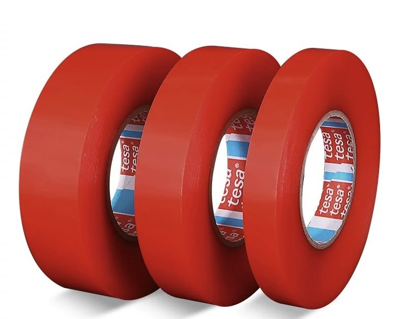 Tesa4965 Red Film Strong Non-Trace Pet Transparent High Temperature Resistant Ultra-Thin Waterproof Double-Sided Tape