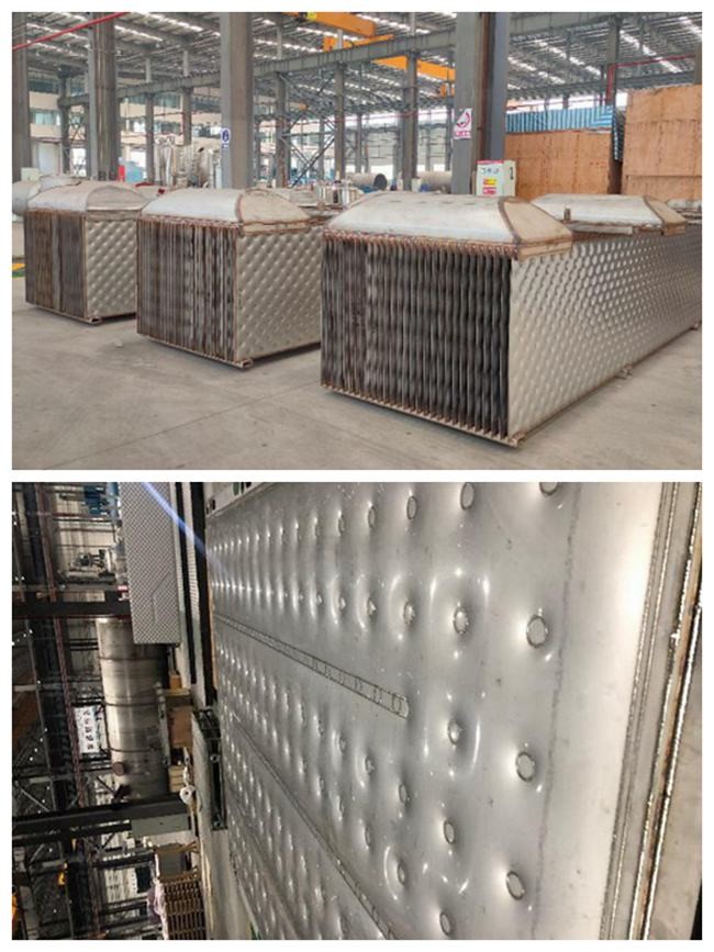 ASMI Stainless Steel Dimple Plate For Heat Exchanger