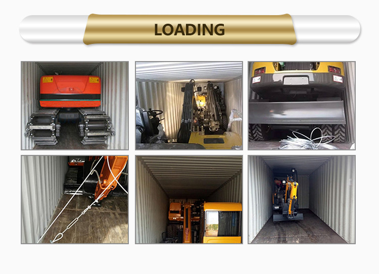 high quality 6 ton crawler excavator machine match multiple attachments for sale