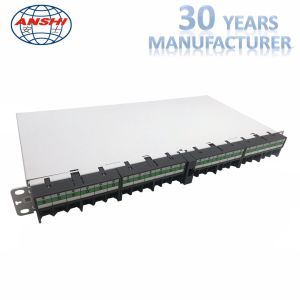 Distribution Ftth 4u Optical Fibre Frame 19 Inch