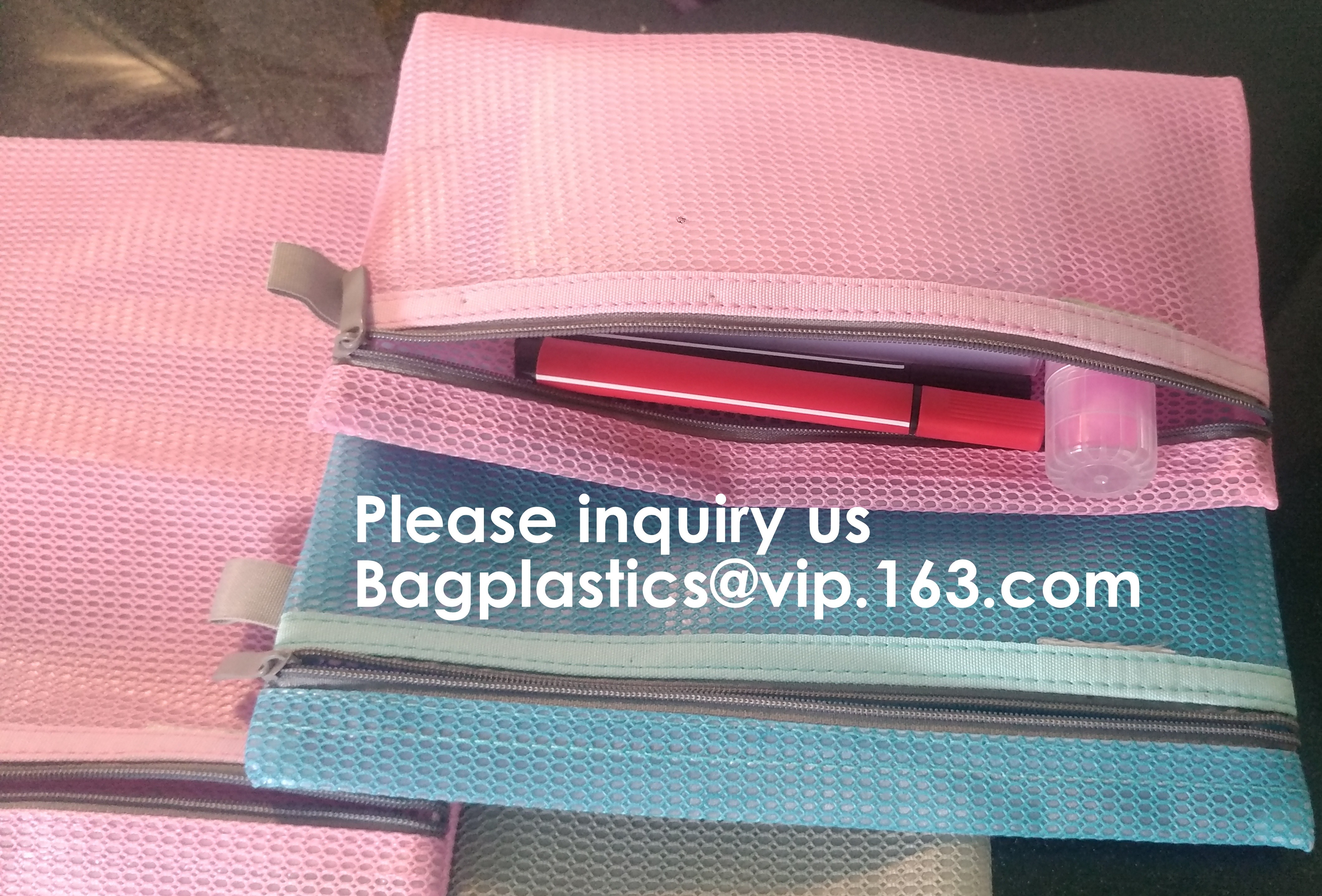 Resealable Clear Reclosable Stand Up Pouches Plastic Seal Zip Lock Bags Poly Bag,gridding document zip bag with metal ho