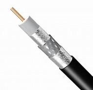 UL CM RG6 Tri. Shielded CATV Coaxial Cable 18 AWG CCS 77% AL Braiding for CATV