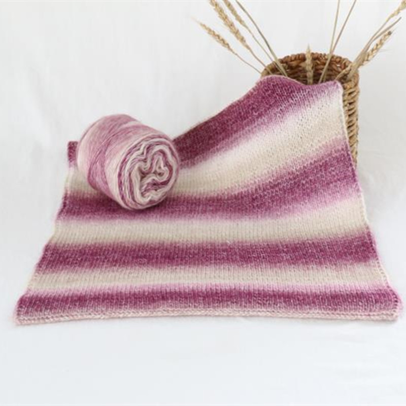 Dyed Flag Yarn Crochet Cotton Acrylic Blend Yarn Hand Knitting