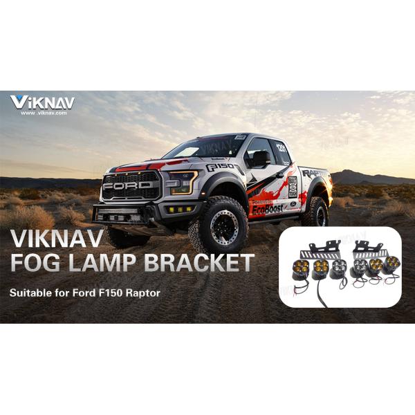 Viknav Front Bumper Fog Lamp Mount Bracket Replacement Cube For Car Ford F150