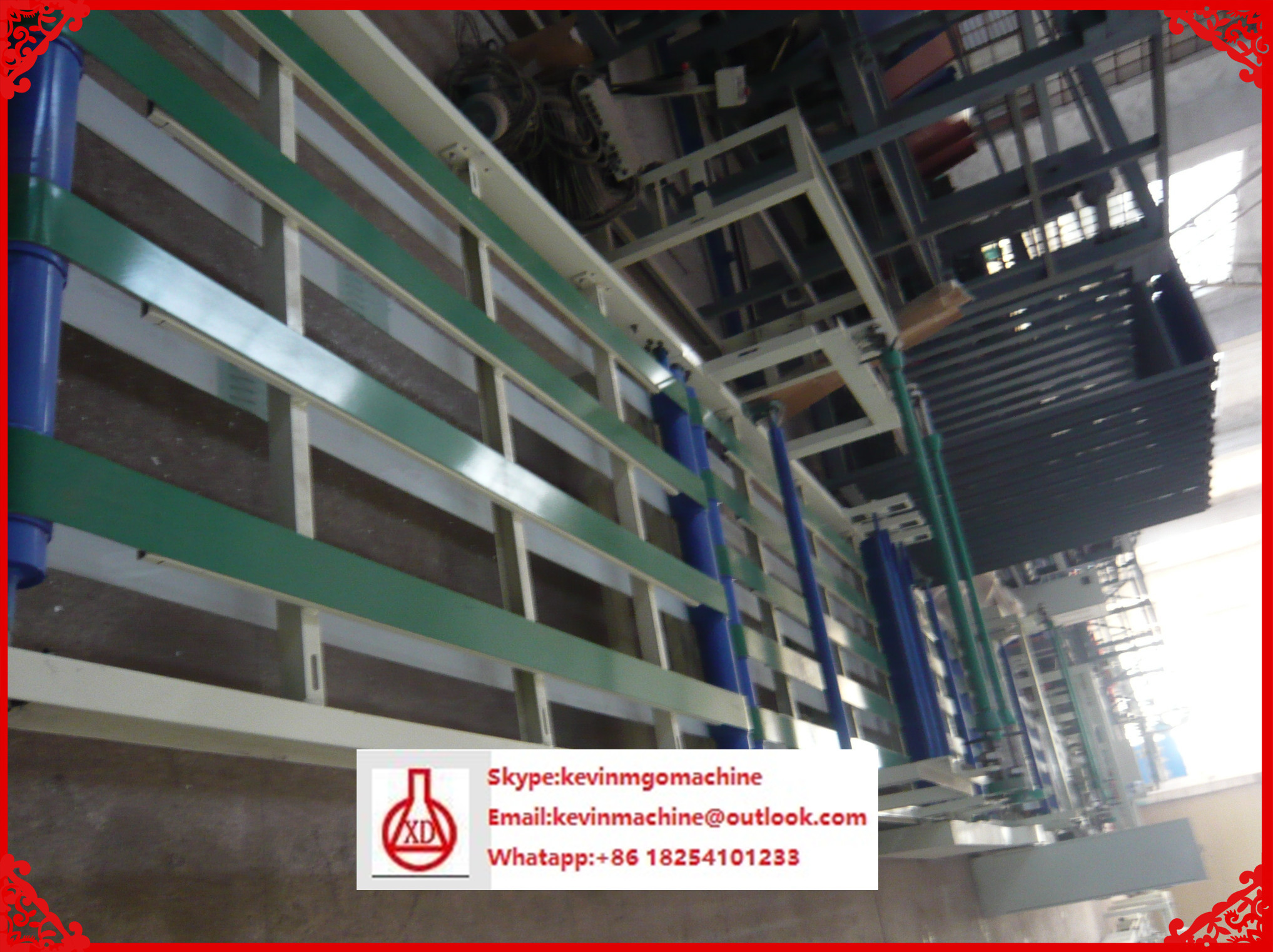 Fiber Cement / MGO Board Making Machine With High Performance Steel Structure