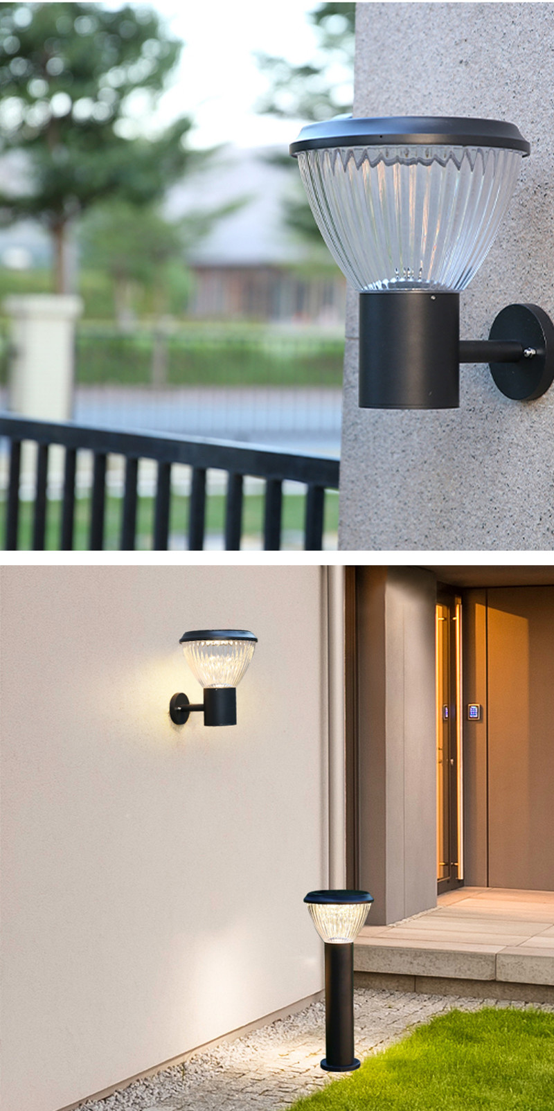 Modern Outdoor Wall Lamp Simple Outdoor Balcony Door Waterproof Wall Lamp Corridor Courtyard Wall Lamp