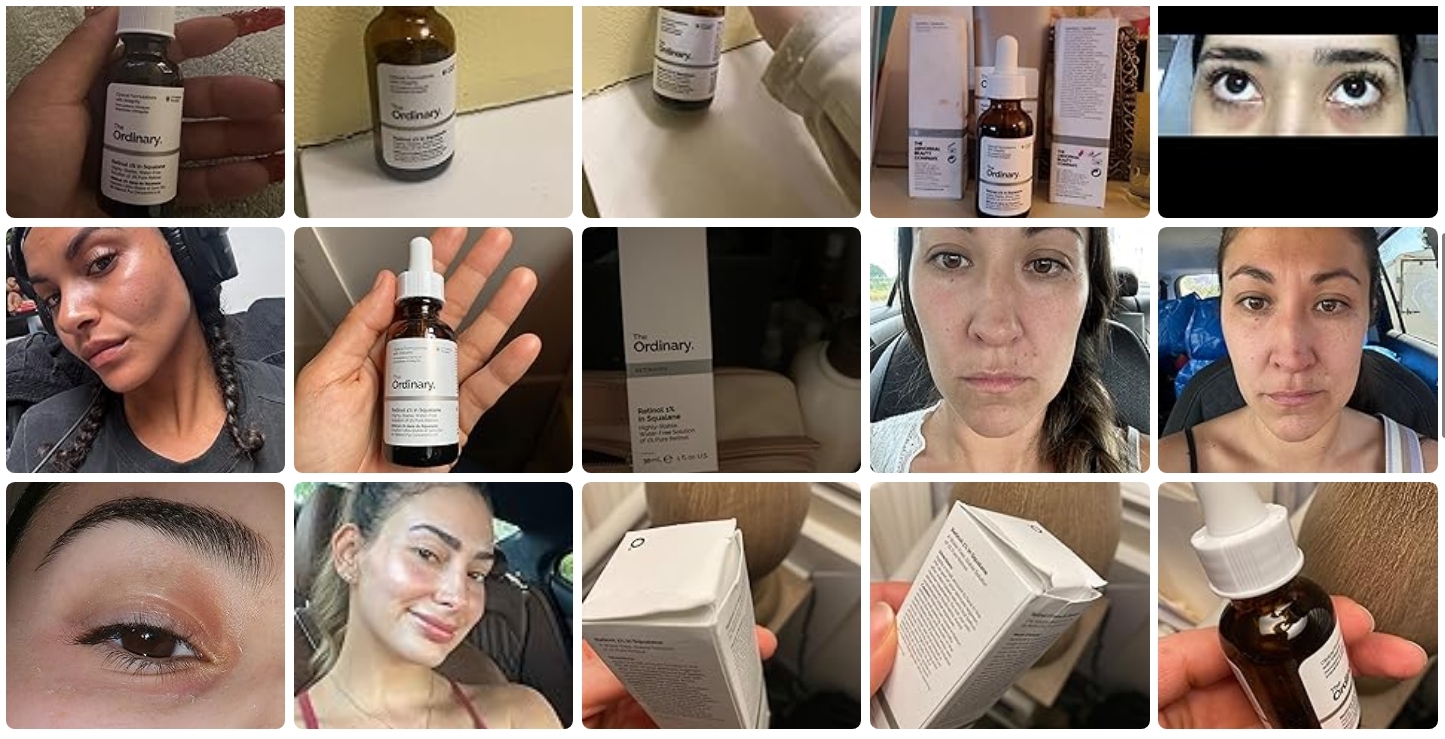 High Strength Face Retinol Serum For Anti Aging Skin Smoothing 4.2oz