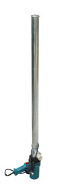 Portable electronic oil drum pump