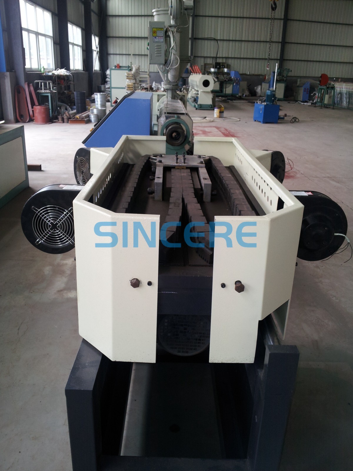 Plastic PE PP PA PVC dWC Corrugated Pipe Extrusion Line Single Wall