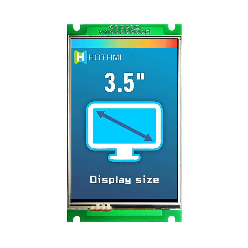 3.5" Smart UART TFT Display 320x480 With Projected Resistive Touch